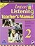 Impact Listening 2 Teacher's Manual with Test Master CD-ROM Pack