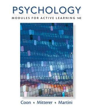 Psychology: Modules for Active Learning (MindTap Course List)