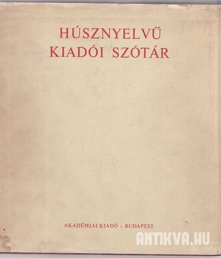 Húsznyelvű kiadói szótár (Hardcover)