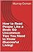 How to Read People Like a Book: 50 Uncommon Tips you Need to Know (Successful Living Series Book 1)