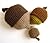 Nesting Acorns Crochet Pattern