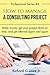 How to Manage a Consulting Project: Make Money, Get Your Project Done on Time, and Get Referred Again and Again (Business Professional Series)