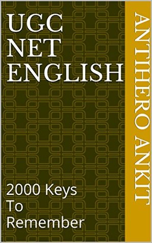 UGC NET English: 2000 Keys To Remember