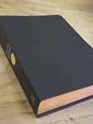 Word For Today - Black Genuine Cowhide