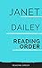Janet Dailey: Reading Order...