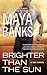 Brighter Than the Sun by Maya Banks