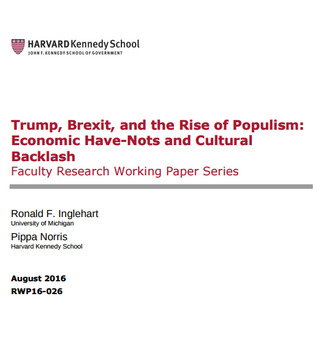 Trump, Brexit, and the Rise of Populism: Economic Have-Nots and Cultural Backlash