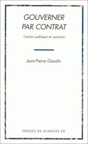 Gouverner par contrat : l'action publique en question