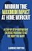 Minimum Time, Maximum Impact at Home Workout by Laurence Griffiths