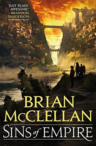 Portada de Sins of Empire, de Brian McClellan