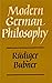 Modern German Philosophy