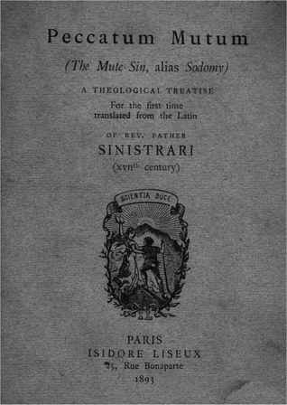 Peccatum Mutum (The Mute Sin, alias Sodomy)