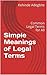 Simple Meanings of Legal Terms: Common Legal Terms for All