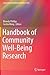 Handbook of Community Well-Being Research (International Handbooks of Quality-of-Life)
