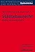 Städtebaurecht: Einführung und Handbuch (Studienbücher Rechtswissenschaft) (German Edition)