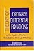 Theory of Ordinary Differential Equations ; With Applications in Biology and Engineering