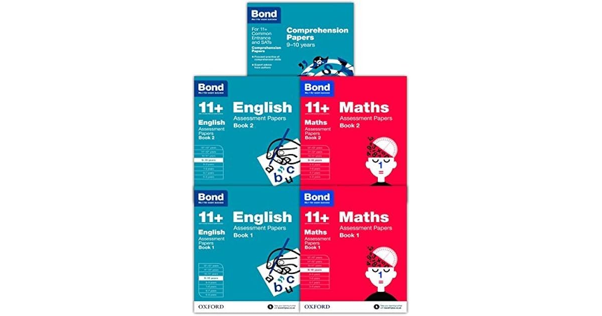 Bond 11+ plus English and Maths Assessment Papers for 910+ years (Book