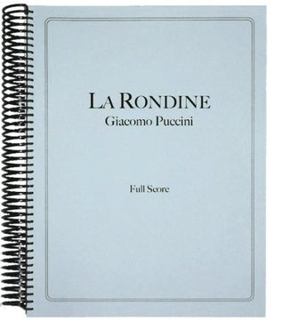 La Rondine in Full Score (Spiral-bound)