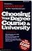 Choosing Your Degree Course & University