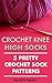 Crochet Knee High Socks: 5 Pretty Crochet Sock Patterns