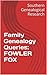 Family Genealogy Queries: F...