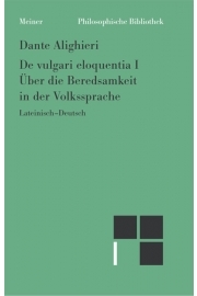 De vulgari eloquentia I (Hardcover)