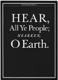 Hear, All Ye People; Hearken, O Earth