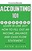 Accounting 101: Learn in one day how to fill out an income, balance, and cash flow statement. (Business Success)