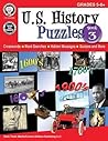 Mark Twain US History Puzzle Book 3, Crossword Puzzle, Word Search and More Social Studies Brain Games Covering Historical Events in the United States, Ages 9 and Up