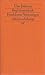 Begleitumstände: Frankfurter Vorlesungen