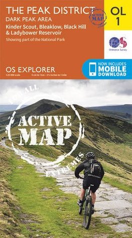 The Peak District - Dark Peak Area, Kinder Scout, Bleaklow, Black Hill & Ladybower Reservoir (OS Explorer Map)