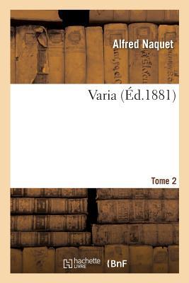 Varia Tome 02 (Sciences Sociales) (French Edition)