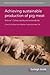 Achieving sustainable production of pig meat Volume 1: Safety, quality and sustainability (Burleigh Dodds Series in Agricultural Science, 23)