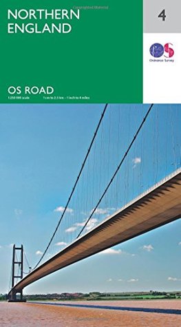 Northern England (OS#4 Road Map) 1:250K