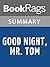 Summary & Study Guide Good Night, Mr. Tom by Michelle Magorian