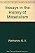 Essays in the History of Materialism