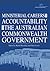 Ministerial Careers and Accountability in the Australian Commonwealth Government (Australia and New Zealand School of Government (Anzsog))