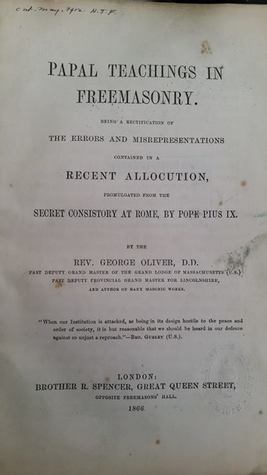 Papal Teachings in Freemasonry (Hardcover)