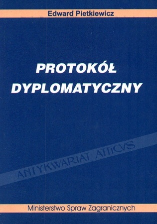 Protokół Dyplomatyczny (Paperback)