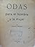Odas para el hombre y la mujer
