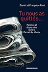 Tu nous as quittés : paraître et disparaître dans le carnet du Monde