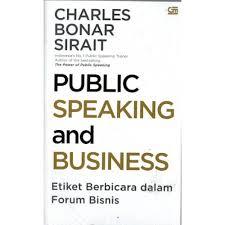 PUBLIC SPEAKING AND BUSINESS