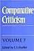 Comparative Criticism