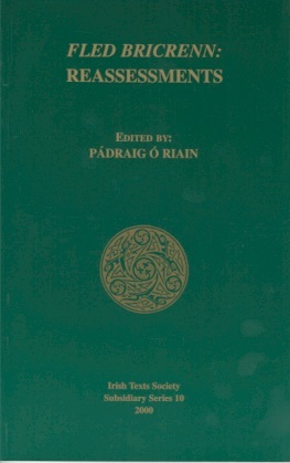 Fled Bricrenn: Reassessments (Irish Text Society, Subsidiary Series #10)