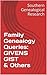 Family Genealogy Queries: G...