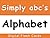 Simply abc's Alphabet Digital Flash Cards by J.D. Ware