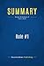Summary: Rule #1: Review and Analysis of Town's Book