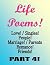 Life Poems, love, singles, people, marriage, parents, romance... by Zoe Gray