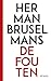 De fouten