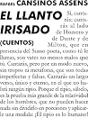 El llanto irisado...